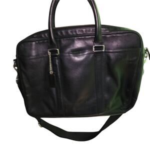 COACH EUC LEXINGTON LEATHER ZIP TOP BRIEF SATCHEL